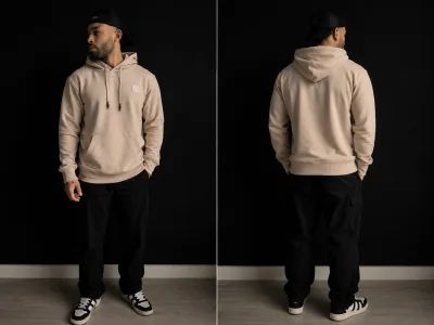 Calpe Classica Hoodie Champagne