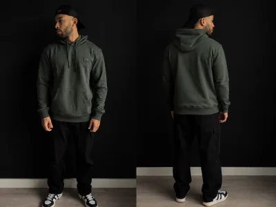 Calpe Classica Hoodie Green Earth