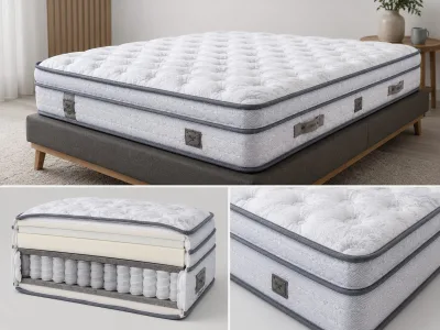 Madlen Pocketvering Matras met Koudschuim & Traagschuim Topper 34 cm 180x200