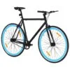 Stadsfiets Zwart en Blauw 55 CM B keuze — foto 5