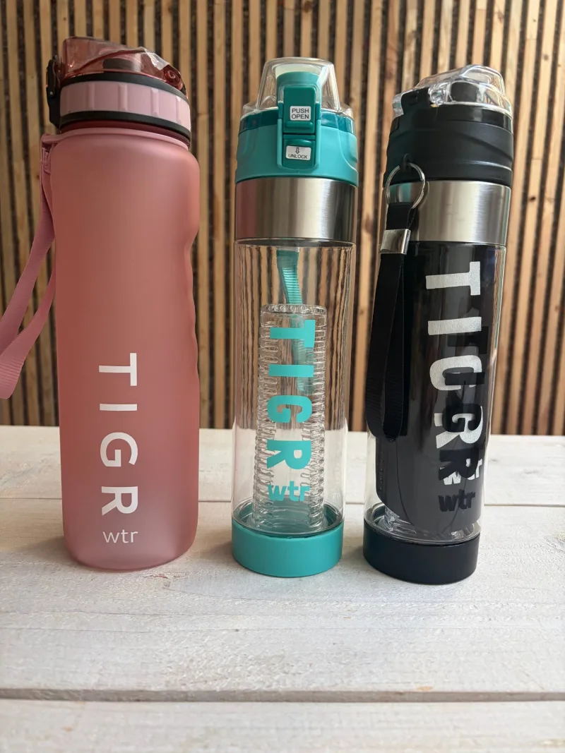 Drinkfles pakket Tigr 2x The Infuser + 1x Athlete 1 liter — foto 2