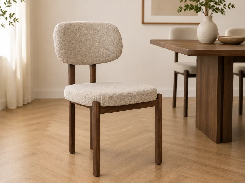 Stijlvolle eetkamerstoel Beige (2 stuks) — foto 1