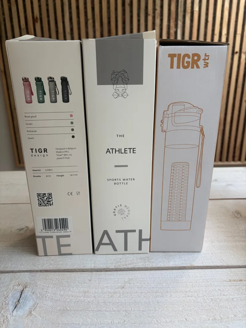 Drinkfles pakket Tigr 2x The Infuser + 1x Athlete 1 liter — foto 3