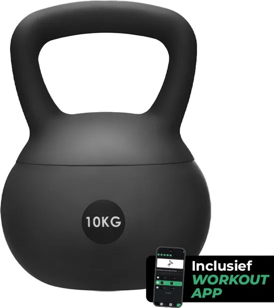 Kettlebel Antraciet 10 kg — foto 2