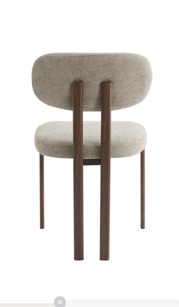 Stijlvolle eetkamerstoel Beige (2 stuks) — foto 2