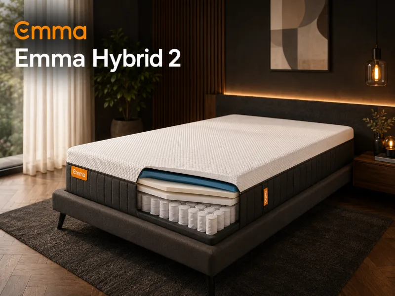 2x Emma Hybrid 2 matras 80X200 cm