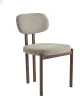 Stijlvolle eetkamerstoel Beige (2 stuks) — miniatuur 3