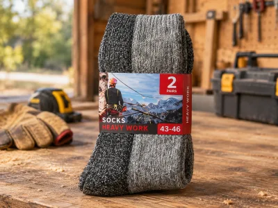 4 paar Heavy Duty Werksokken – Sterke Werk sokken 43-46