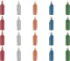 Glitterverf voor Kinderen 20x – 5 Kleuren – 25ml – Knutselverf Hobbyverf - miniatuur 2