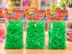 3 zakjes Loombandjes Loom Twister neon groen 3 x 600 bandjes inclusief haakjes en tool - miniatuur 1