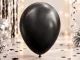 50 ballonnen zwart 12 inch. - miniatuur 1