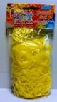 3 setsLoombandjes Loom Twister Neon geel 3 x 600 bandjes inclusief haakjes en tool - miniatuur 2