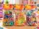 3 zakjes Loombandjes Loom Twister Neon Mix 3 x 600 bandjes inclusief haakjes en tools - miniatuur 1