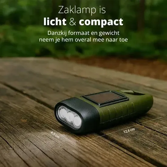 2 pack Solar Survival Flashlight - Zaklamp - foto 6