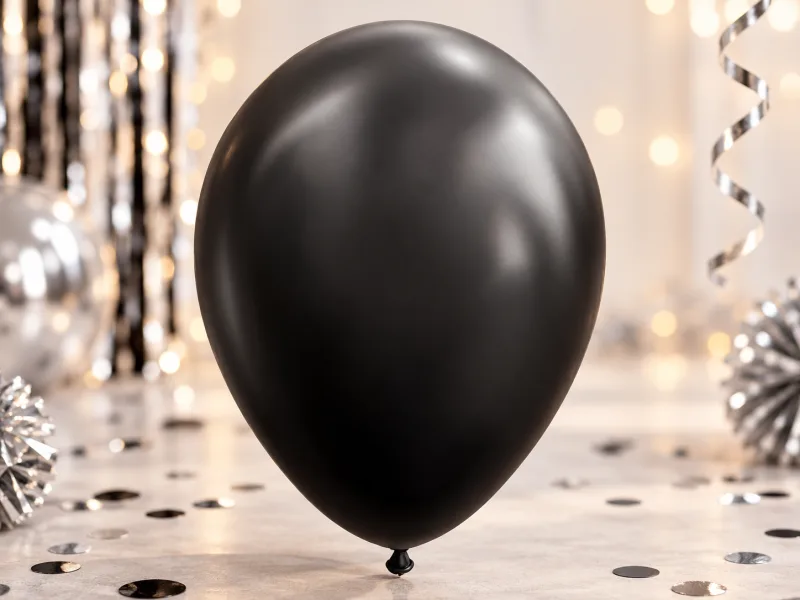 50 ballonnen zwart 12 inch. - foto 1