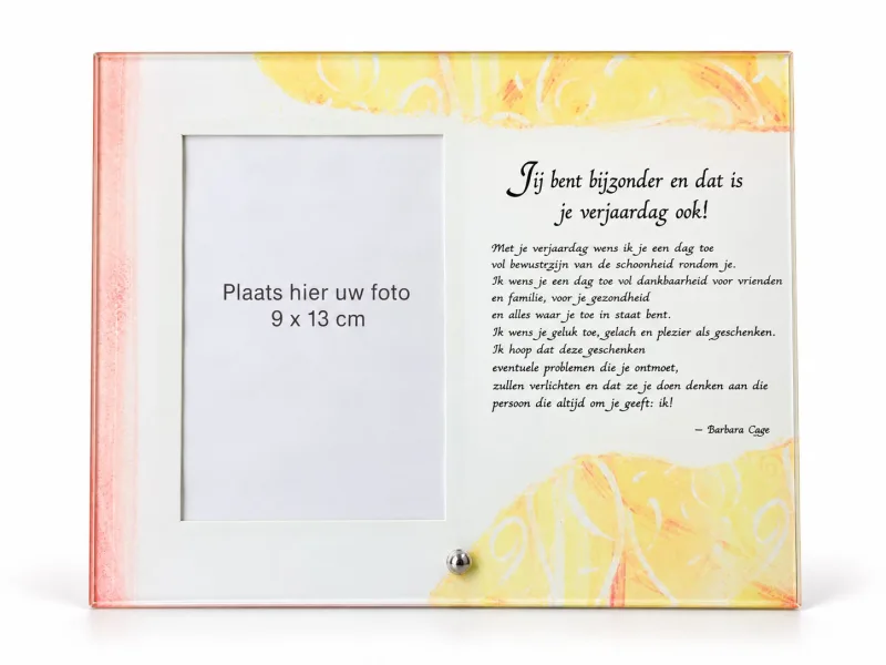 Verjaardag Fotolijst met Gedicht – Bijzonder Cadeau - foto 2