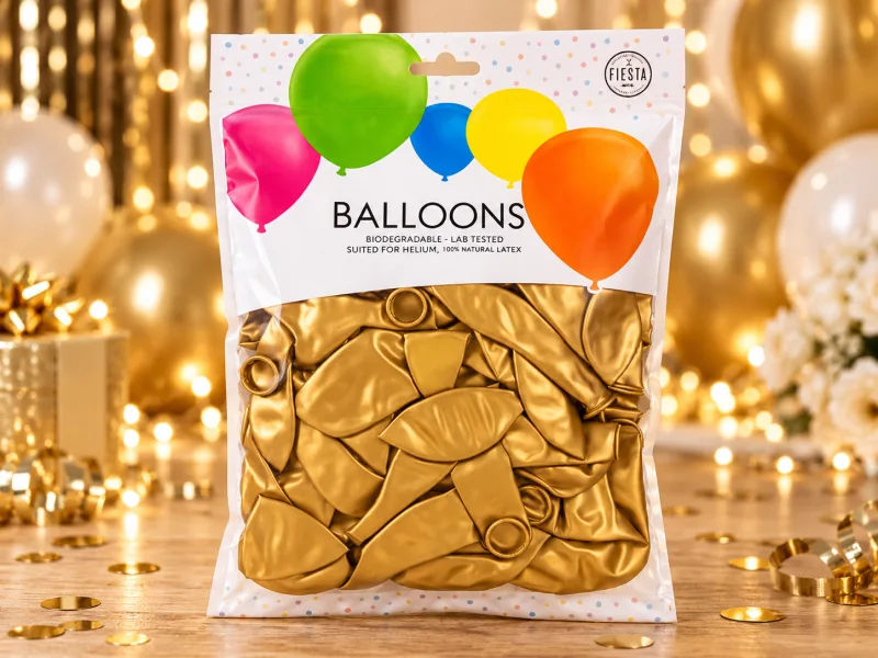 100 Goud Metallic Ballonnen - Ballonnen - 30 cm - 100 stuks - Goud - foto 1