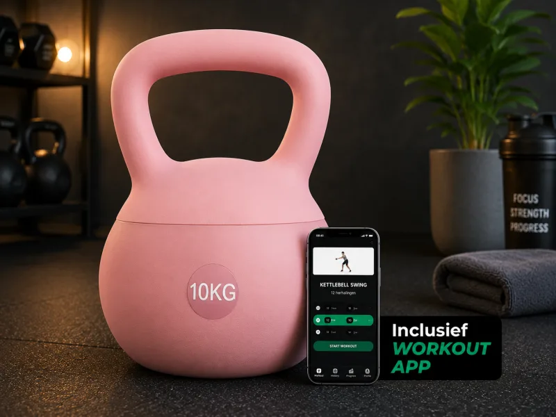 Kettlebel Roze 10 kg
