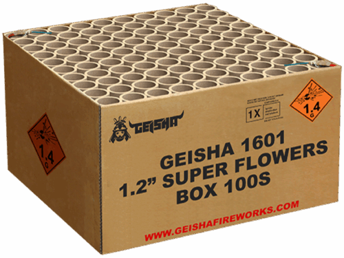 Geisha - 1.2" Super flowers box 100S