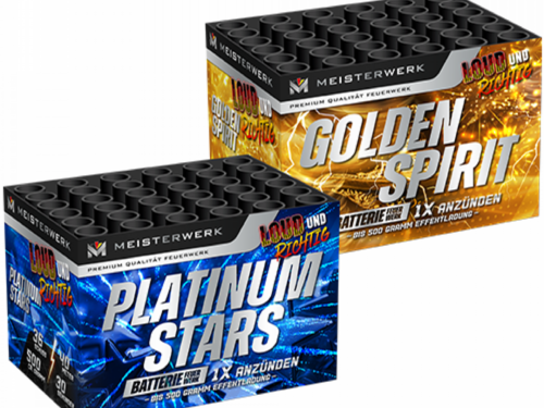 Platinum stars + Golden spirits